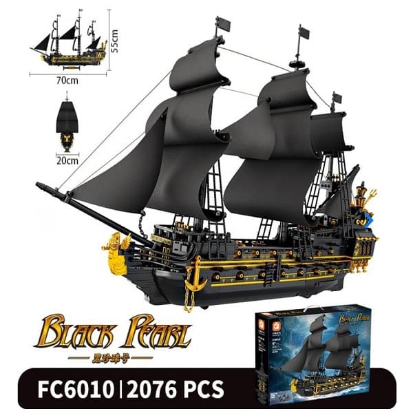 ساختنی 2076 تکه فارنج مدل کشتی کد FC 6010 — تصویر ۱۲