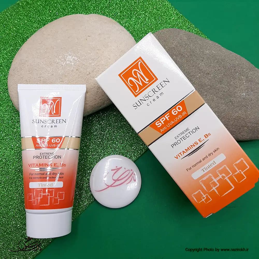 MY کرم ضدآفتاب SPF60 ویتامین E بی رنگ — تصویر ۴