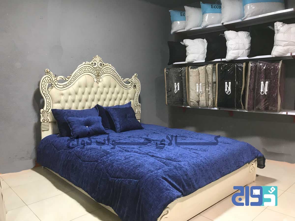 سرویس 8تکه لحاف مخمل شانل سرمهای + (۲نازبالش هدیه) کد 140208153 — تصویر ۷