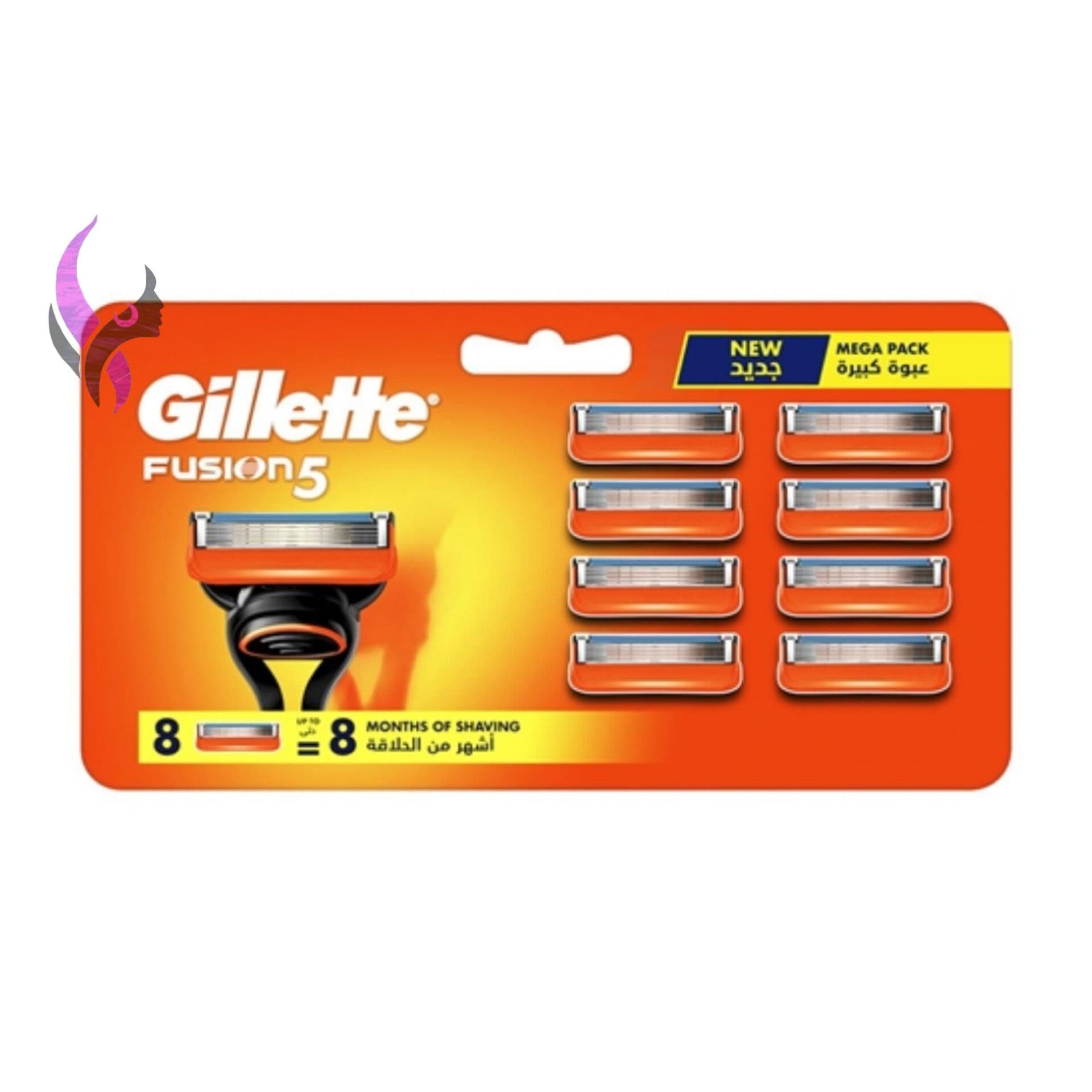 یدک ژیلت فیوژن Gillette Fusion پنج لبه بسته 8 عددی