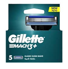 یدک ژیلت Gillette Mach 3 Plus سه لبه بسته 5 عددی