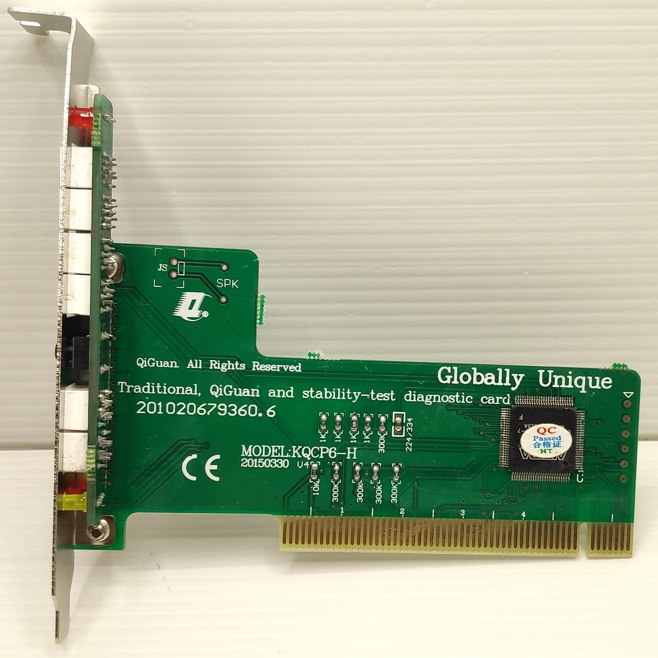 دیباگر اینترنال مادربرد با ۶ سگمنت مدل QiGuan Debug PCI Card