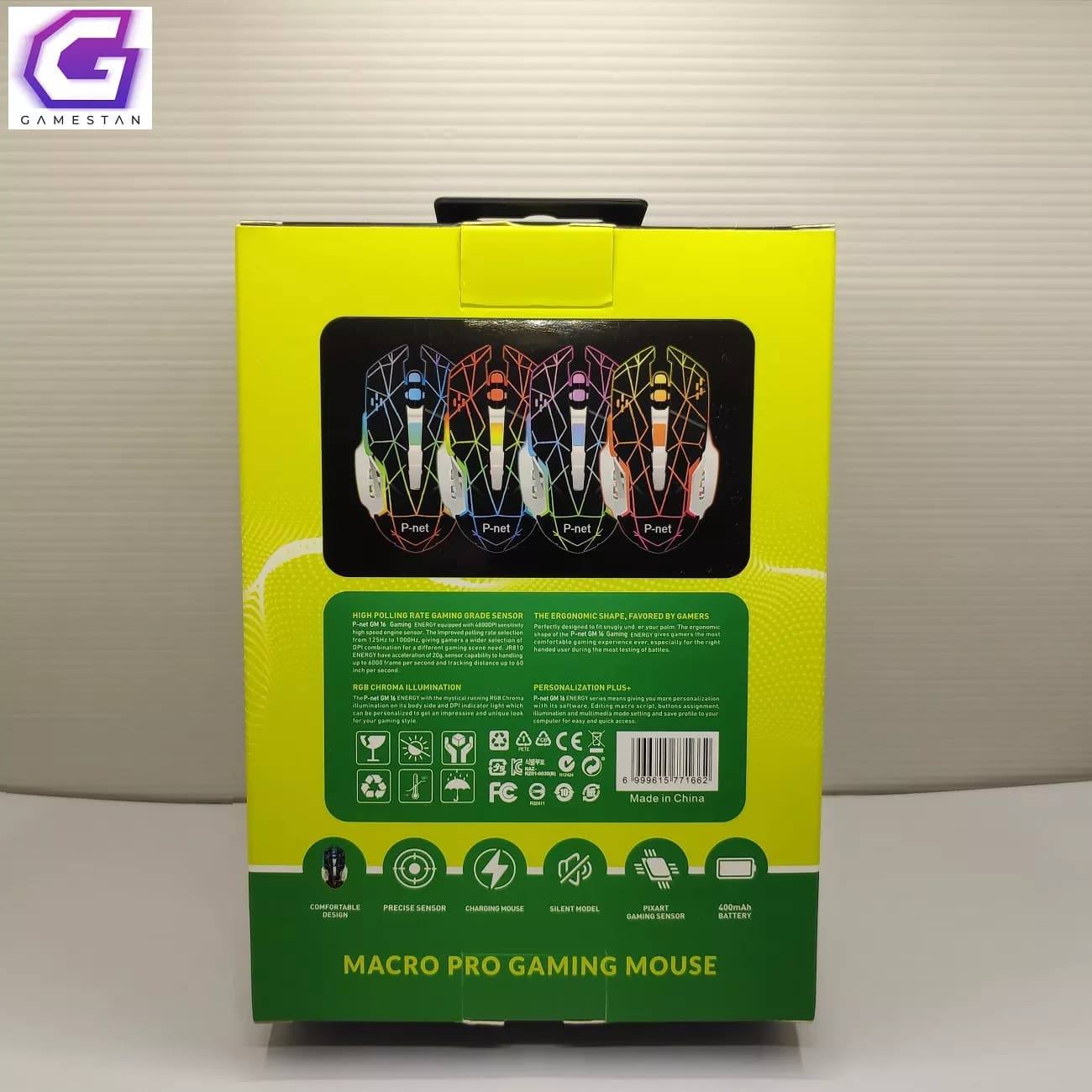ماوس گیمینگ بی سیم پی نت P-net Wireless Gaming Mouse GM.17 — تصویر ۶