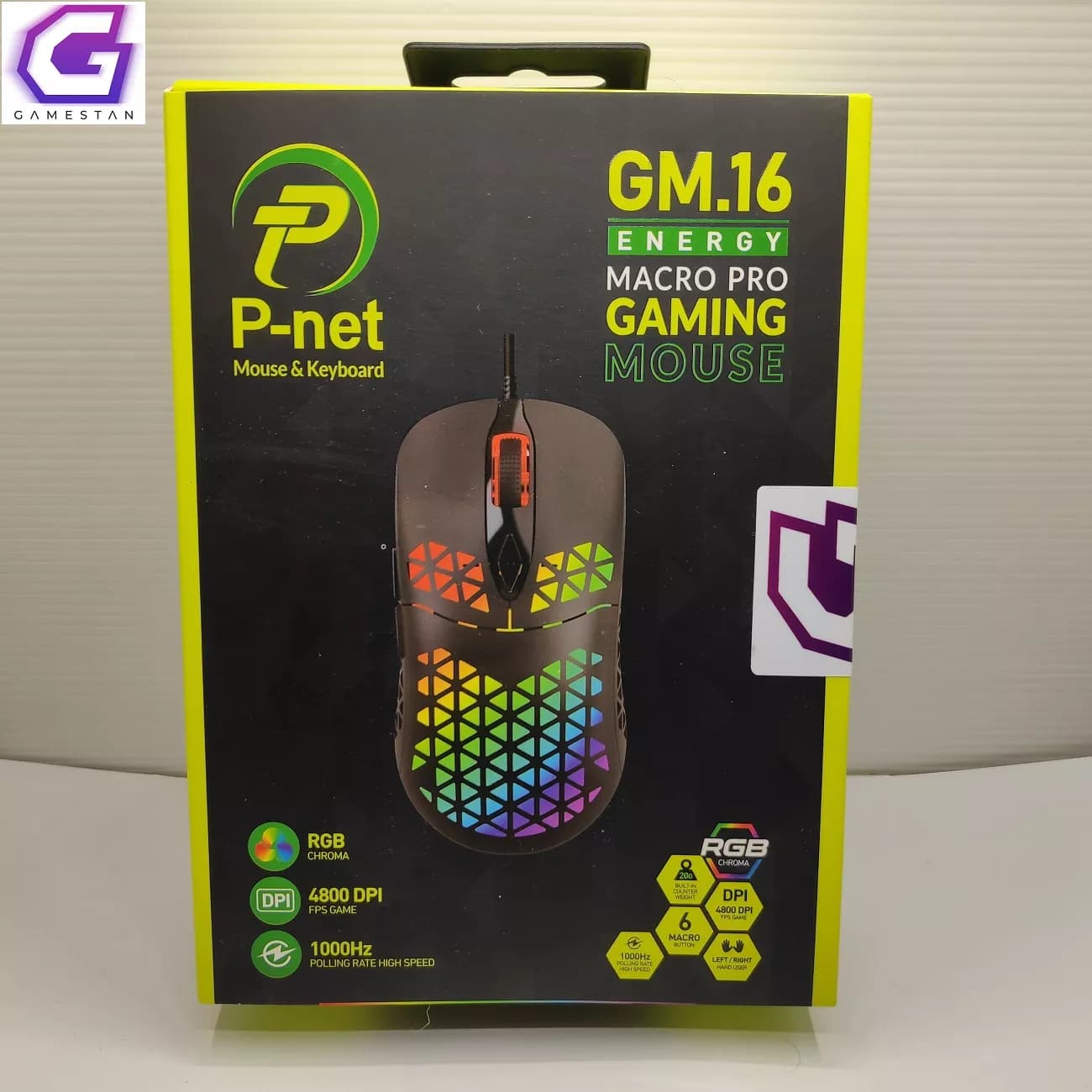 ماوس گیمینگ سیم دار پی نت مدل P-net Gaming Mouse GM.16 — تصویر ۴