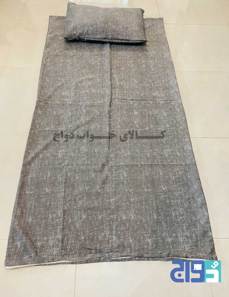 ملحفه تشک زمینی طرح پتینه (طوسی) کد 140205094