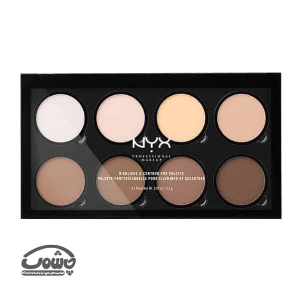 پالت کانتور خشک نیکس nyx contour palette — تصویر ۴
