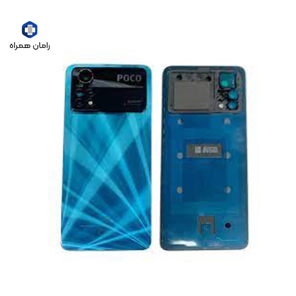 درب پشت شیائومی BACK COVER XIAOMI POCO X4PRO BLUE