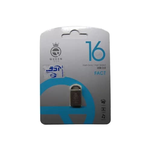 فلش Queen Tech 16GB نقره ای — تصویر ۲