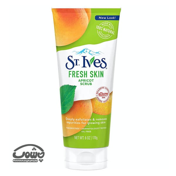 اسکراب صورت سینت ایوز مدل Fresc Skin Apricot وزن 170 گرم — تصویر ۴