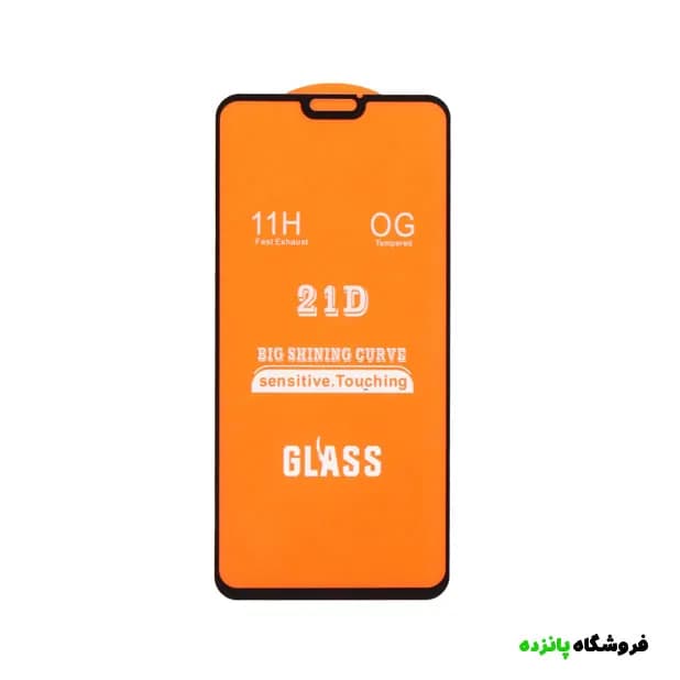 محافظ صفحه نمایش شیشه ای Huawei Y9 2019 / Honor 9X 21D مشکی