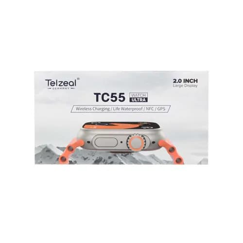 ساعت هوشمند Telzeal مدل TC55 Ultra مشکی — تصویر ۶