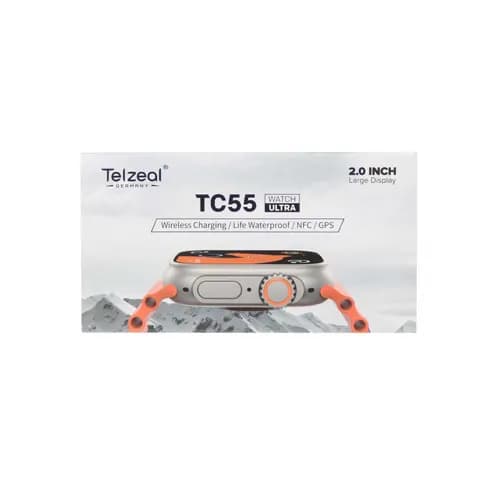 ساعت هوشمند Telzeal مدل TC55 Ultra مشکی — تصویر ۵