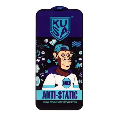 محافظ صفحه نمایش شیشه ای Anti Static مدل iPhone 13 Pro Max – مشکی