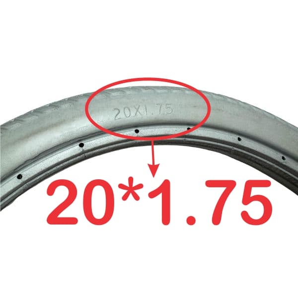 لاستیک چرخ عقب ویلچر برقی 20 اینچ