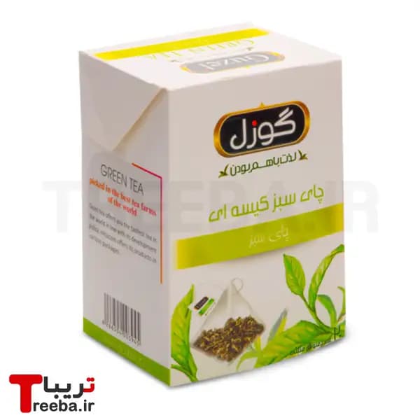 دمنوش مثلثی سبز 20 عددی گوزل