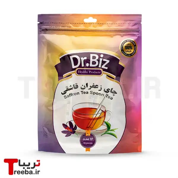 دمنوش چای زعفرانی قاشقی بیز