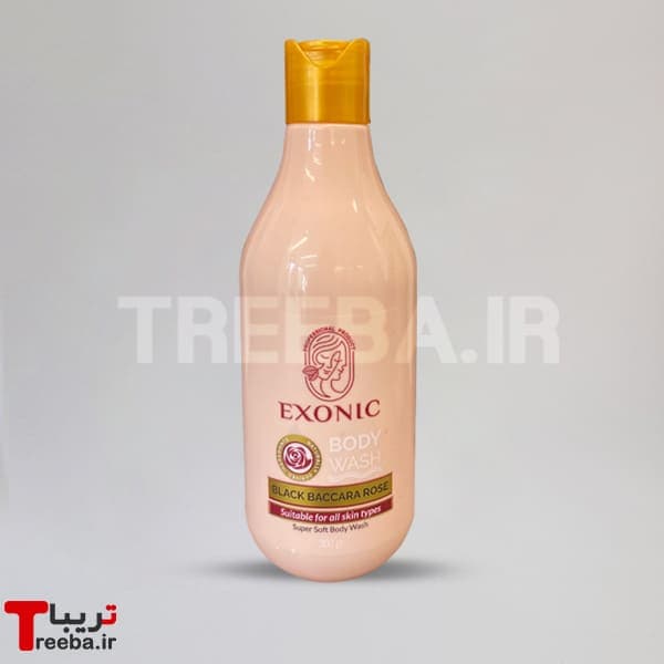 شامپو بدن رز بلک باکارا EXONIC حجم 300 میل
