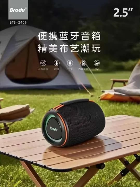 اسپیکر بلوتوثی قابل حمل BTS-2409 — تصویر ۵