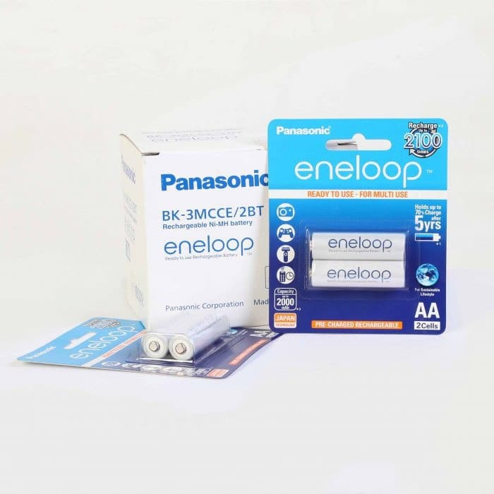 باتری قلمی قابل شارژ مدل eneloop BK-3MCCE2BT بسته دو عددی — تصویر ۱۱