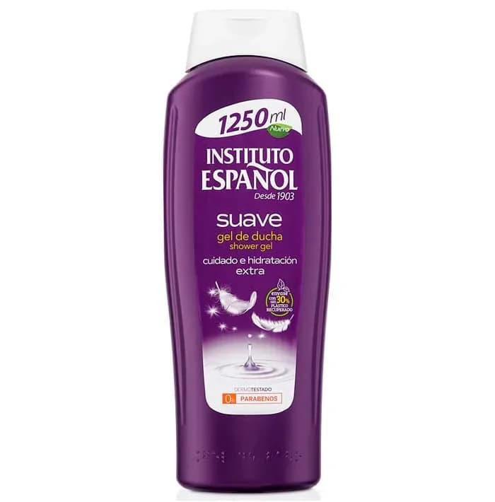ژل دوش اسپانول Instituto Espanol مدل Suave حجم 1250 میل — تصویر ۳