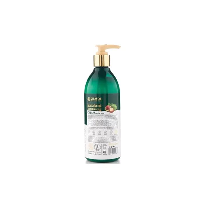 کرم مرطوب کننده دست و بدن دیلمون حاوی روغن ماکادمیا حجم 350 میل — تصویر ۹