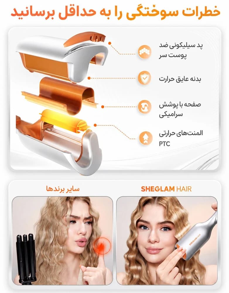 دستگاه فر ساحلی شیگلم مدل Beach Babe | سایز 25 — تصویر ۹