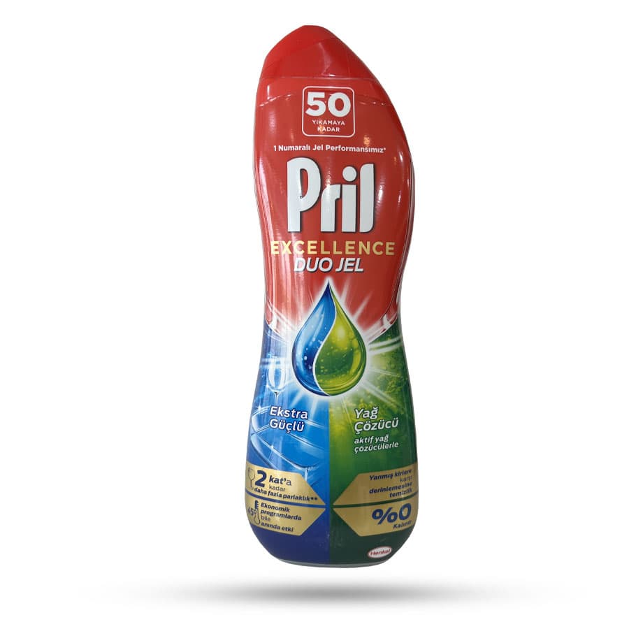 ژل ماشین ظرفشویی دو فاز پریل Pril حجم 900 میل — تصویر ۸