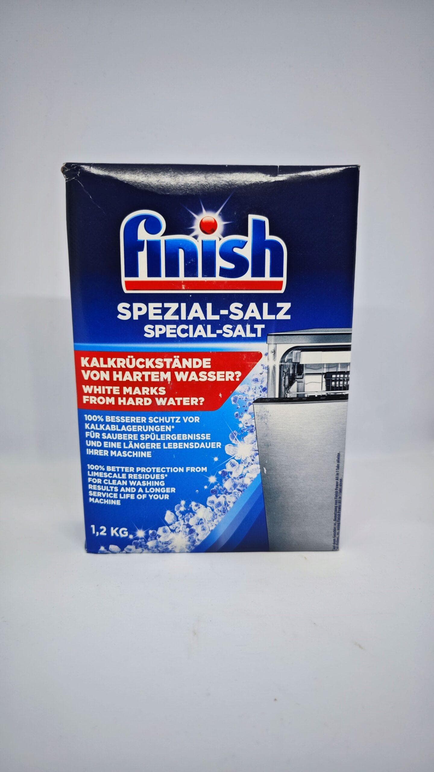 نمک ماشین ظرفشویی فینیش finish اصل آلمانی 1200 گرمی — تصویر ۴