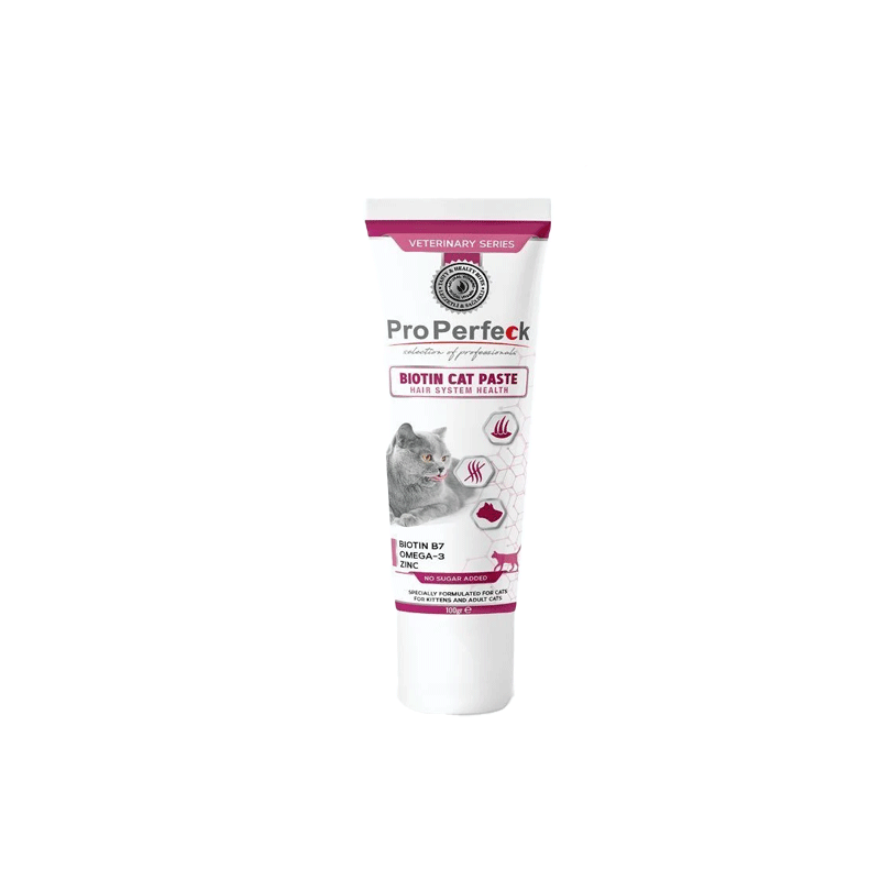 خمیر بیوتین گربه پروپرفک ProPerfeck Biotin Cat Paste وزن 100 گرم — تصویر ۲