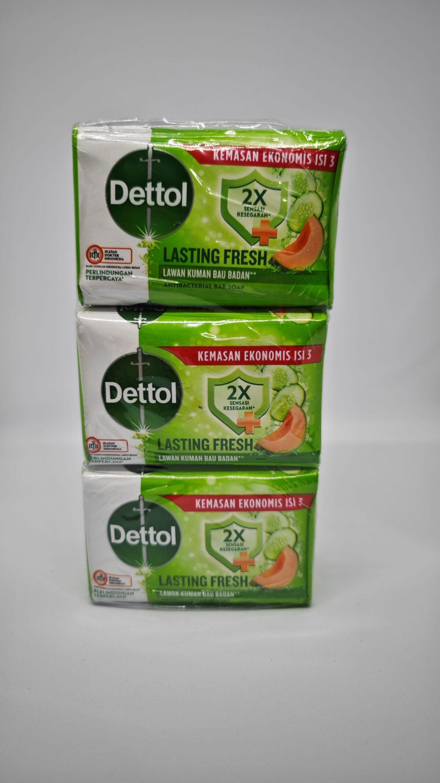 صابون آنتی‌باکتریال دتول DETTOL مدل خیار و طالبی حجم 100بسته 6 عددی