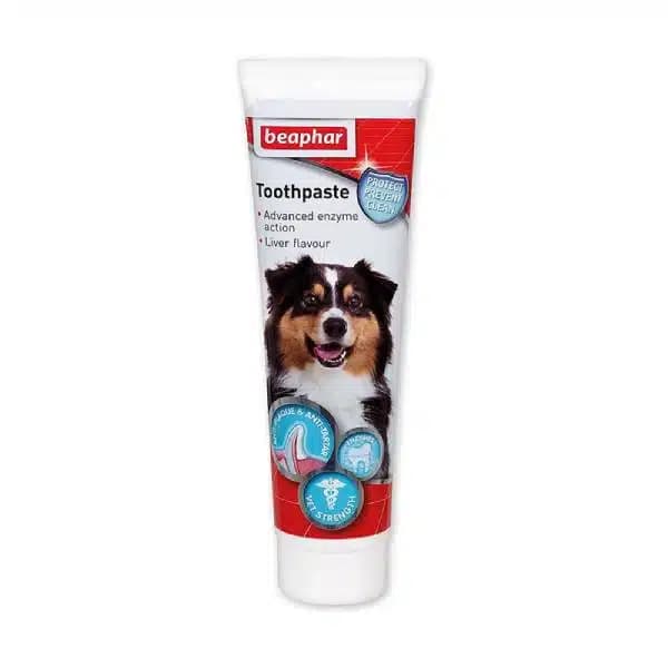 خمیر دندان سگ و گربه با طعم جگر بیفار – Beaphar Liver Toothpaste — تصویر ۵