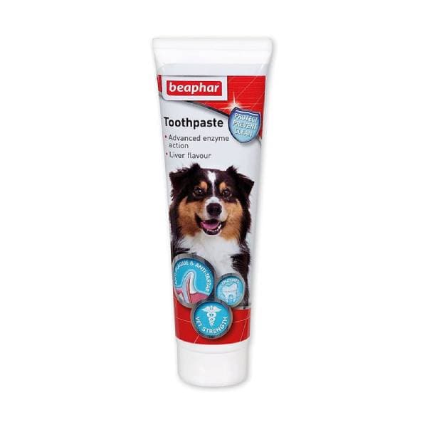 خمیر دندان سگ و گربه با طعم جگر بیفار – Beaphar Liver Toothpaste