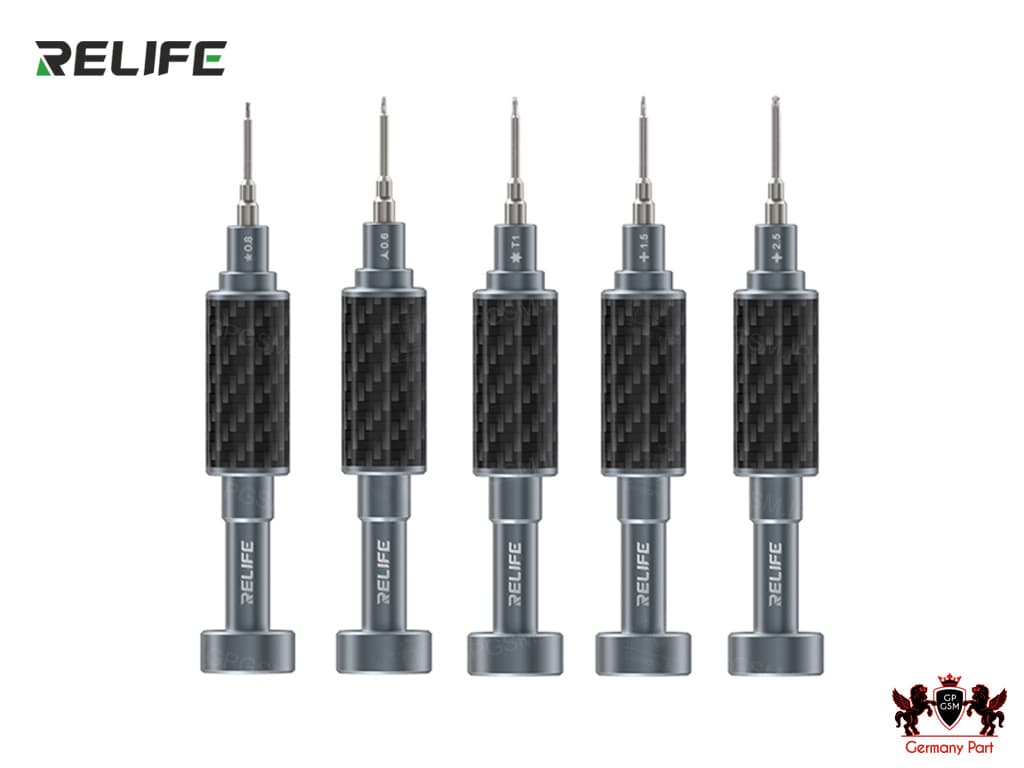 ست پیچگوشتی نوک فولادی دسته استیل ریلایف SCREWDRIVER SET RL-729A RELIFE — تصویر ۲