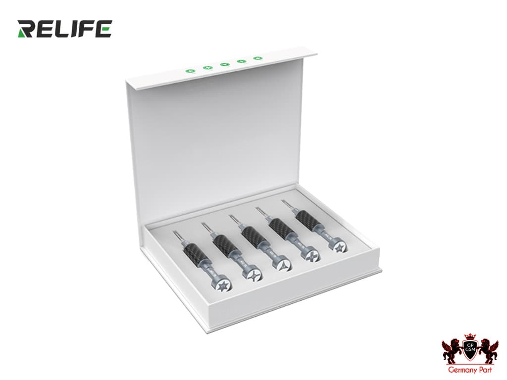 ست پیچگوشتی نوک فولادی دسته استیل ریلایف SCREWDRIVER SET RL-729A RELIFE — تصویر ۳