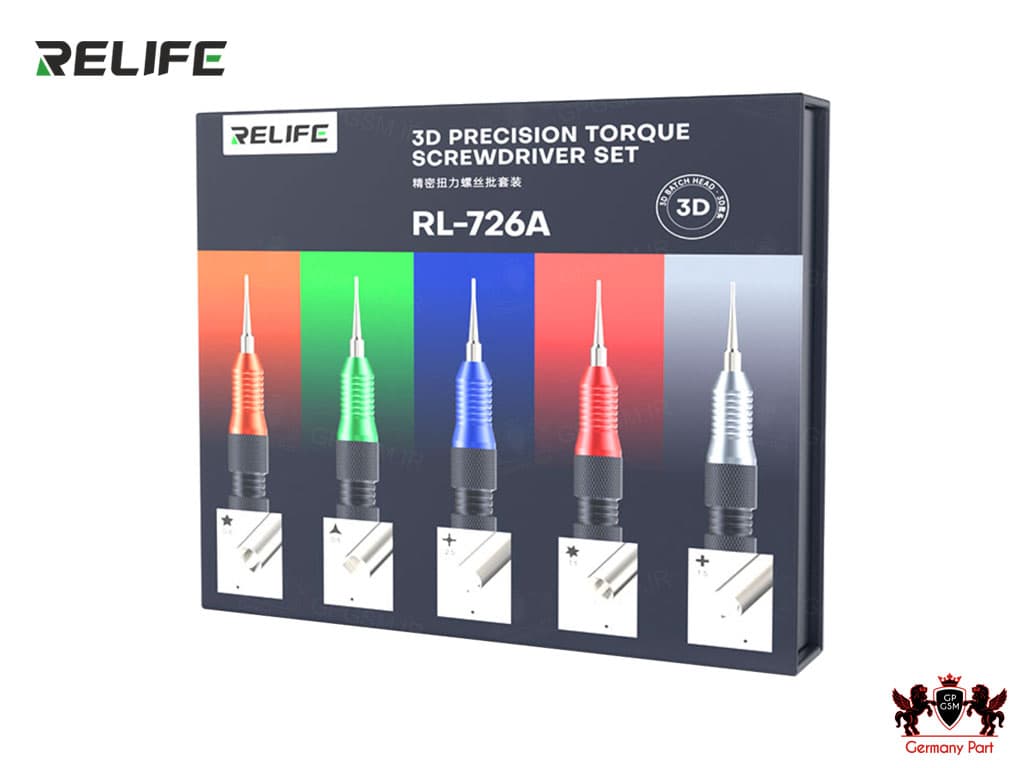 ست پیچ گوشتی نوک فولادی دسته فلزی ریلایف SCREWDRIVER SET RL-726A RELIFE — تصویر ۸