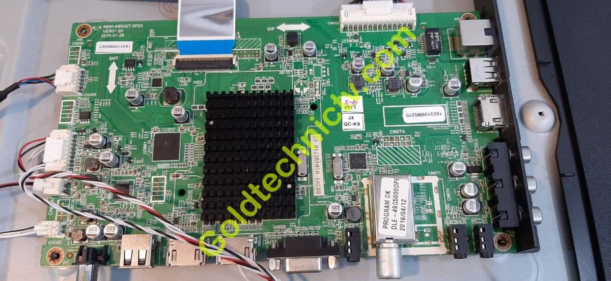 برد مین تلویزیون DLE-49G5000 — تصویر ۲