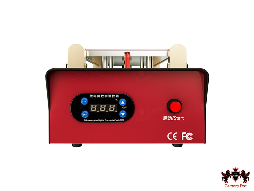 دستگاه تعویض گلس سپراتور 7 اینچ SEPARATER MACHINE 988 7 INCH BK TBK — تصویر ۲
