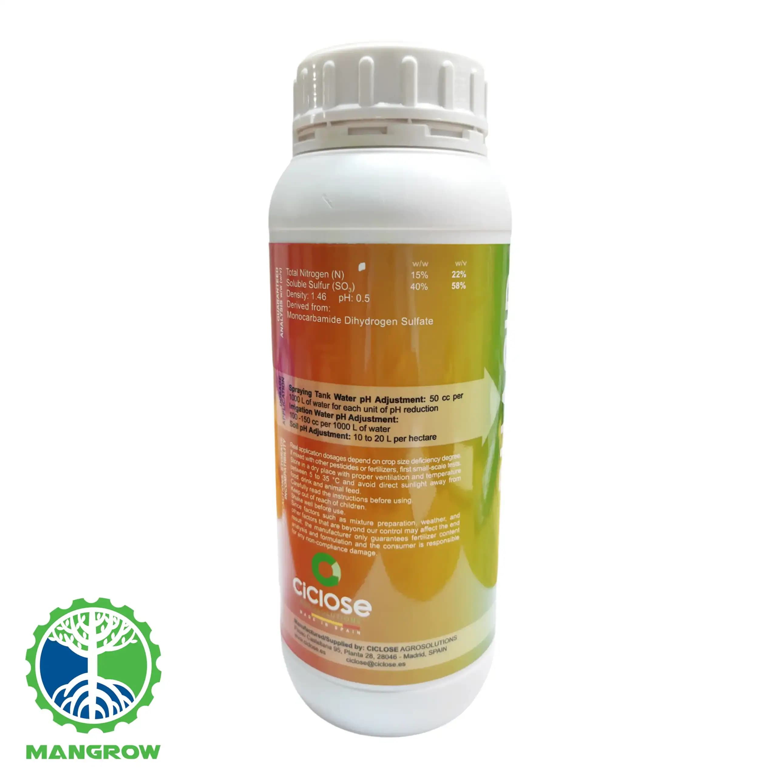 کود تنظیم کننده Ph مایع PHACID سیکلوز 1 لیتری — تصویر ۹