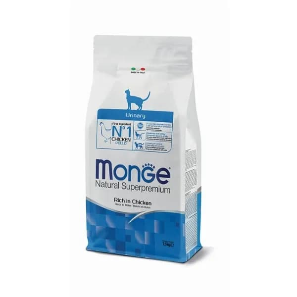 غذای خشک گربه بالغ یورینری طعم مرغ مونژه Monge Superpremium Urinary – وزن 1.5 کیلوگرم — تصویر ۳