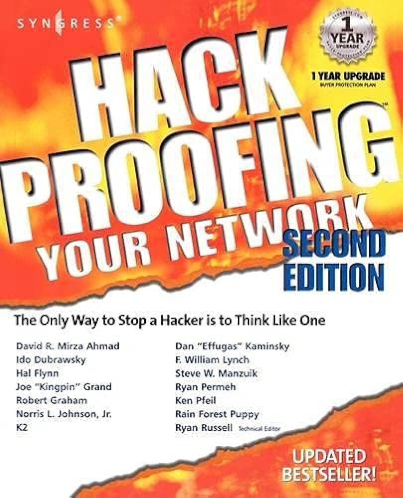 دانلود کتاب الکترونیک هک Hack Proofing Your Network
