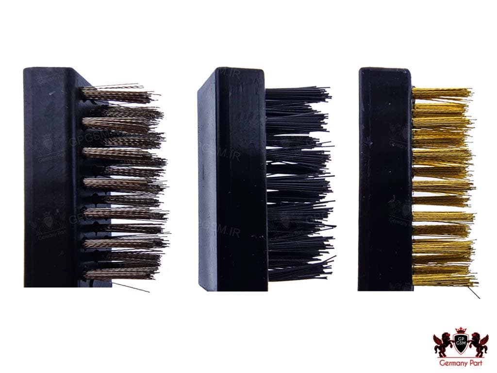 فرچه مخصوص تمیز کردن برد موبایل و قطعات الکترونیکی سه تایی – THREE BRUSH — تصویر ۷