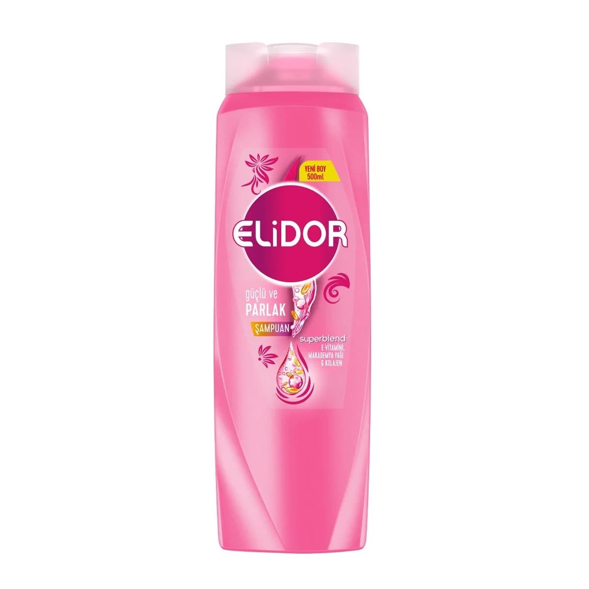 شامپو الیدور صورتی — حجم 500 میلی‌لیتر — تصویر ۴