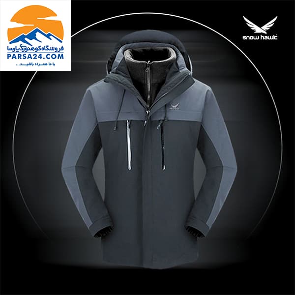کاپشن دوپوش پلار اسنوهاک SNOWHAWK کد 79817 — تصویر ۲
