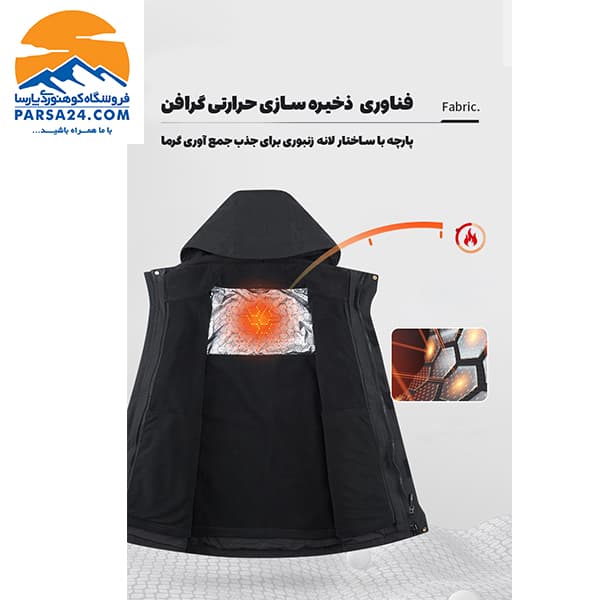 کاپشن دوپوش پلار اسنوهاک SNOWHAWK کد 79817 — تصویر ۸