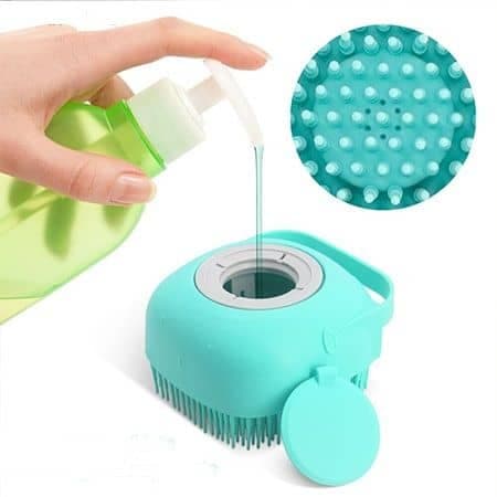 لیف سیلیکونی مخزن‌دار بدن (Silicone Body Scrubber with Dispenser) – بهداشتی، نرم و کاربردی — تصویر ۴