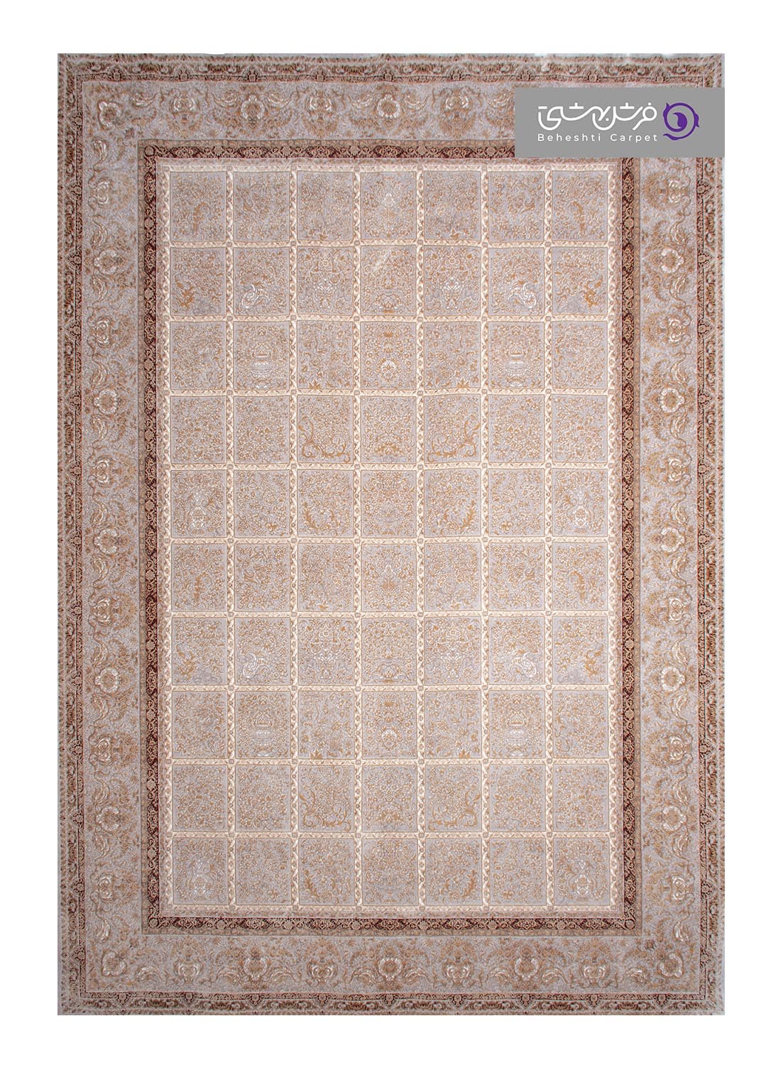 فرش طرح نارسیس کد 8330