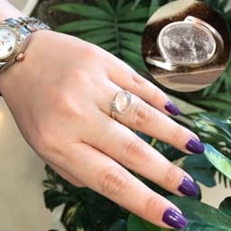 انگشتر نقره زنانه در نجف کد 3089 — تصویر ۳