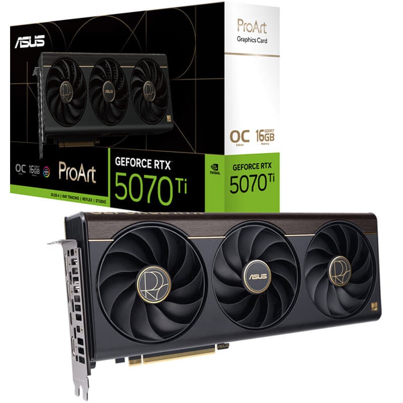 کارت گرافیک ASUS ProArt GeForce RTX 5070 Ti OC Edition 16GB
