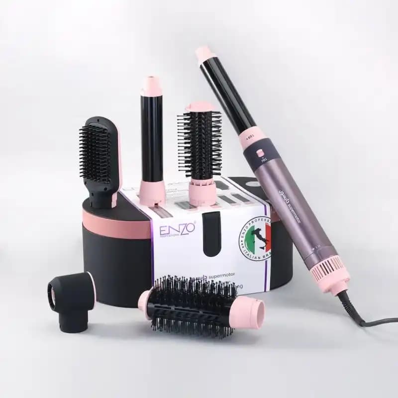 سشوار برس‌ دار انزو پروفشنال EN-4133 | حالت‌دهنده مو چندکاره Enzo Professional — تصویر ۶