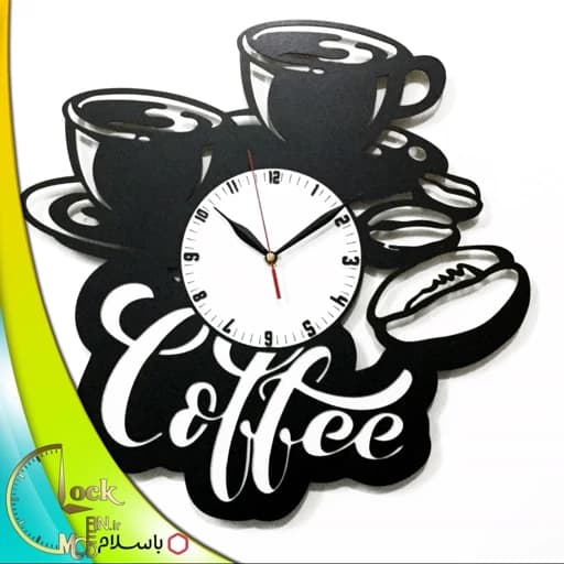 ساعت دیواری طرح قهوه کد 37 (پس کرایه)